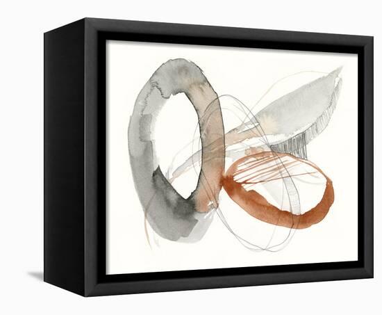 Sienna Rounds II-Jennifer Goldberger-Framed Stretched Canvas