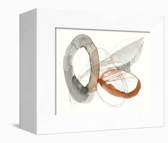 Sienna Rounds II-Jennifer Goldberger-Framed Stretched Canvas