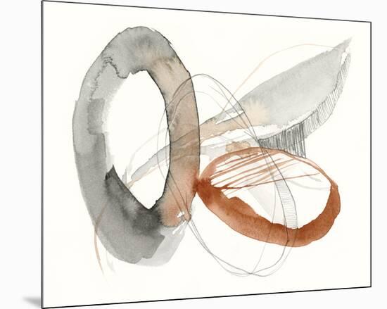 Sienna Rounds II-Jennifer Goldberger-Mounted Art Print