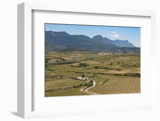 Sierra De Cantabria Mountains Near San Vicente De La Sonsierra, La Rioja, Spain, Europe-Martin Child-Framed Photographic Print