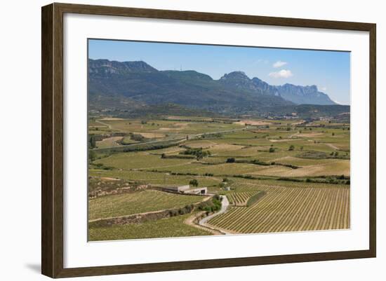 Sierra De Cantabria Mountains Near San Vicente De La Sonsierra, La Rioja, Spain, Europe-Martin Child-Framed Photographic Print