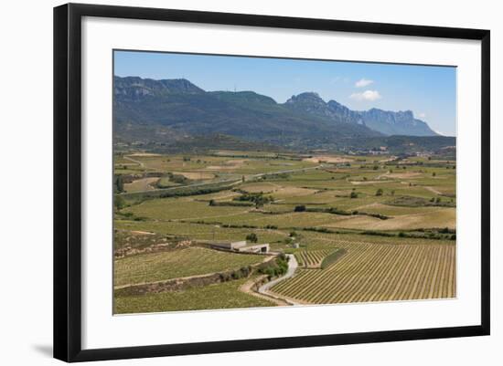 Sierra De Cantabria Mountains Near San Vicente De La Sonsierra, La Rioja, Spain, Europe-Martin Child-Framed Photographic Print