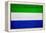 Sierra Leone Flag Design with Wood Patterning - Flags of the World Series-Philippe Hugonnard-Framed Stretched Canvas