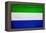 Sierra Leone Flag Design with Wood Patterning - Flags of the World Series-Philippe Hugonnard-Framed Stretched Canvas