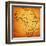 Sierra Leone on Actual Map of Africa-michal812-Framed Art Print