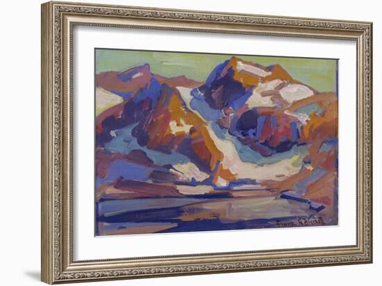 Sierra Mountains-Franz Arthur Bischoff-Framed Giclee Print