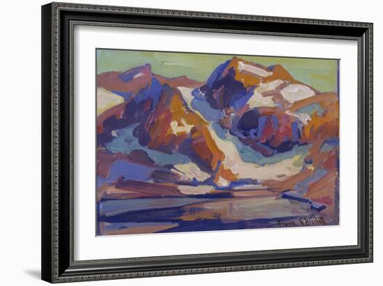 Sierra Mountains-Franz Arthur Bischoff-Framed Giclee Print