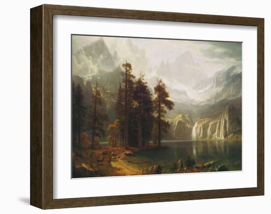 Sierra Nevada in California-Albert Bierstadt-Framed Art Print