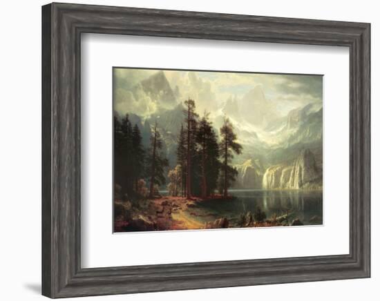 Sierra Nevada in California-Albert Bierstadt-Framed Art Print