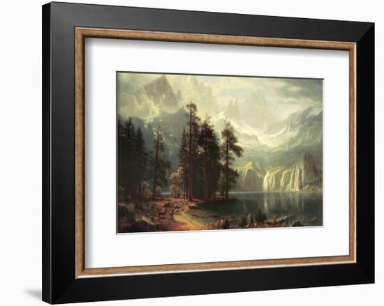 Sierra Nevada in California-Albert Bierstadt-Framed Art Print