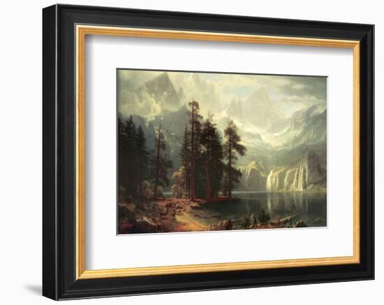 Sierra Nevada in California-Albert Bierstadt-Framed Art Print