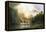 Sierra Nevada in California-Albert Bierstadt-Framed Stretched Canvas