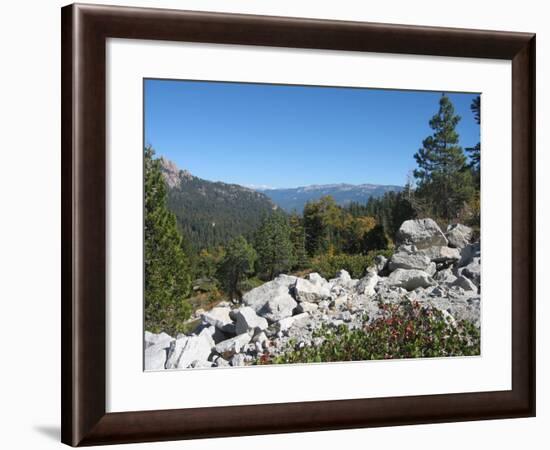 Sierra Nevada Mountains 1-NaxArt-Framed Art Print