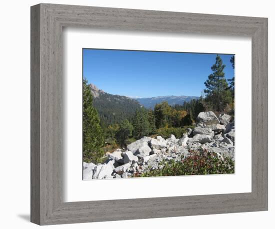 Sierra Nevada Mountains 1-NaxArt-Framed Art Print