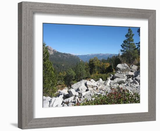 Sierra Nevada Mountains 1-NaxArt-Framed Art Print