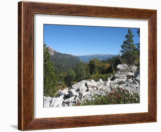 Sierra Nevada Mountains 1-NaxArt-Framed Art Print