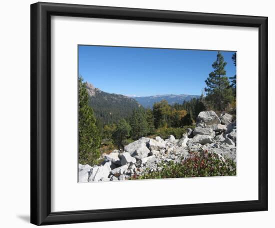 Sierra Nevada Mountains 1-NaxArt-Framed Art Print