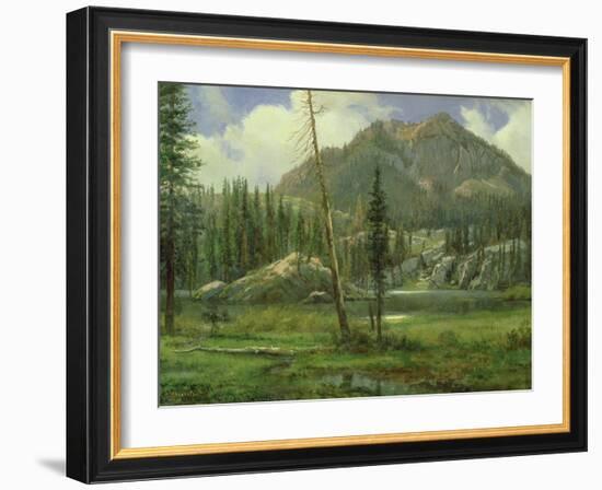 Sierra Nevada Mountains-Albert Bierstadt-Framed Giclee Print