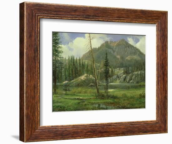 Sierra Nevada Mountains-Albert Bierstadt-Framed Giclee Print