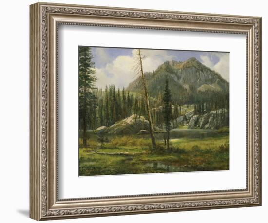 Sierra Nevada Mountains-Albert Bierstadt-Framed Giclee Print