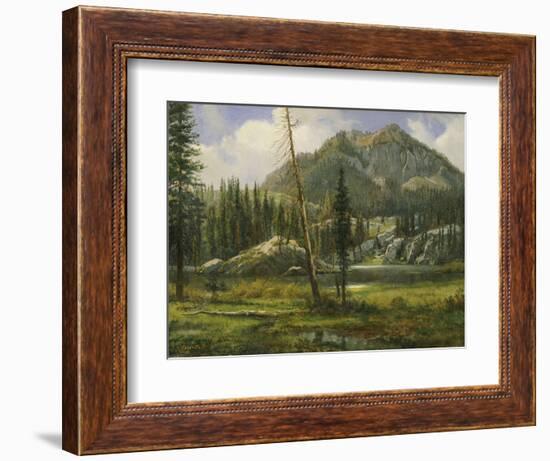 Sierra Nevada Mountains-Albert Bierstadt-Framed Giclee Print