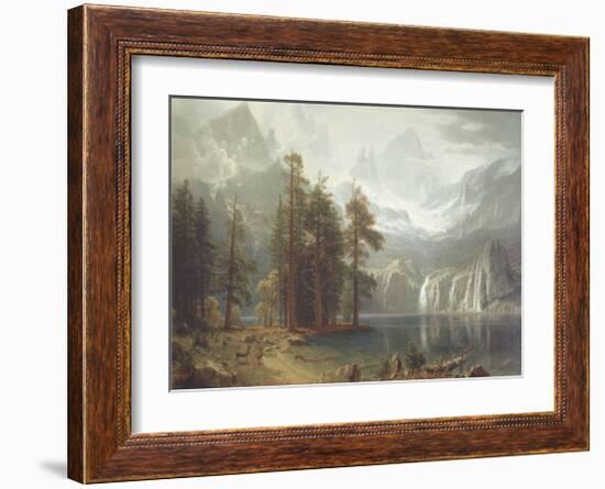 Sierra Nevada-Albert Bierstadt-Framed Art Print