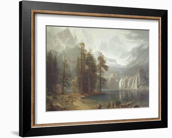 Sierra Nevada-Albert Bierstadt-Framed Art Print