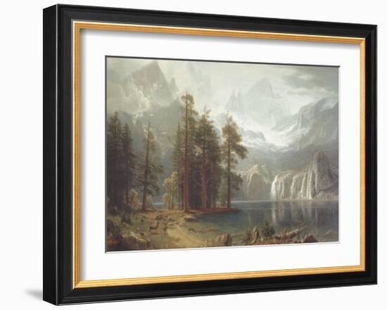 Sierra Nevada-Albert Bierstadt-Framed Art Print