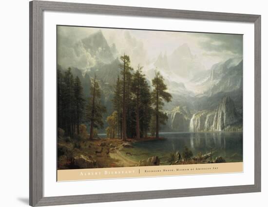 Sierra Nevada-Albert Bierstadt-Framed Art Print