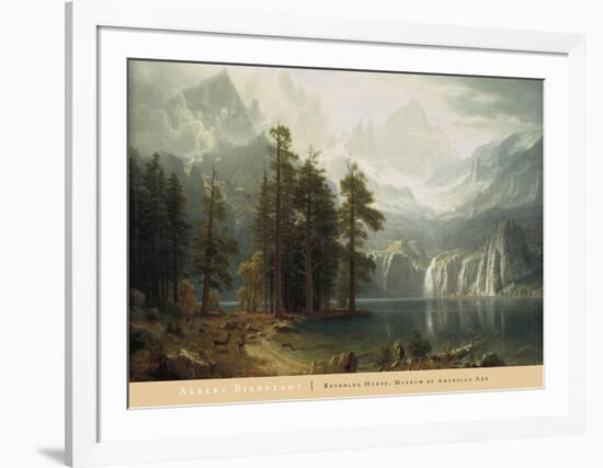 Sierra Nevada-Albert Bierstadt-Framed Art Print