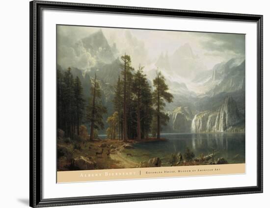 Sierra Nevada-Albert Bierstadt-Framed Art Print