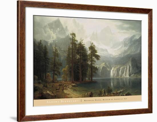 Sierra Nevada-Albert Bierstadt-Framed Art Print