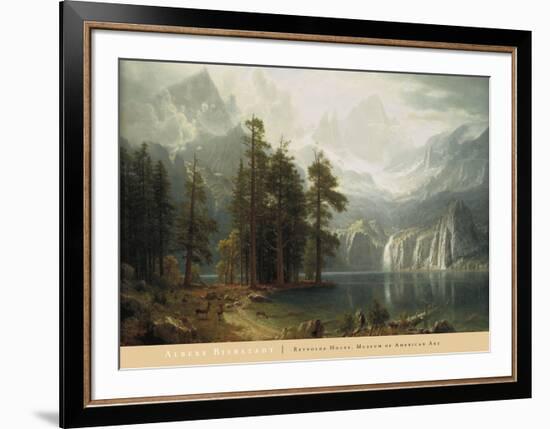 Sierra Nevada-Albert Bierstadt-Framed Art Print