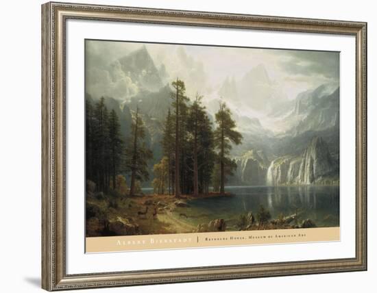 Sierra Nevada-Albert Bierstadt-Framed Art Print