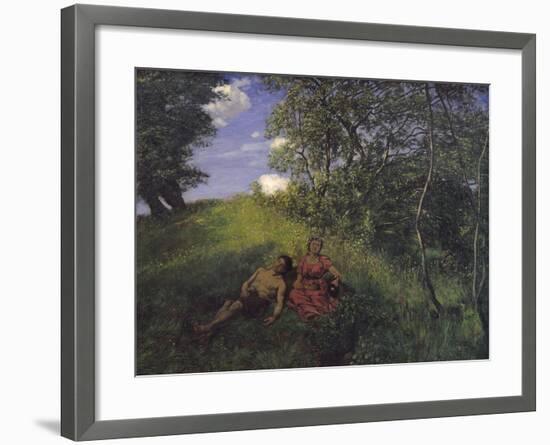 Siesta, 1889-Hans Thoma-Framed Giclee Print