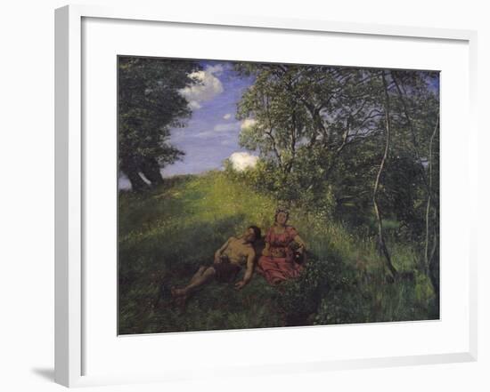 Siesta, 1889-Hans Thoma-Framed Giclee Print