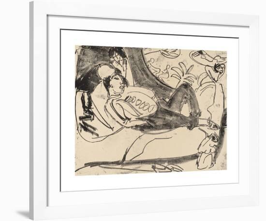 Siesta-Ernst Ludwig Kirchner-Framed Premium Giclee Print