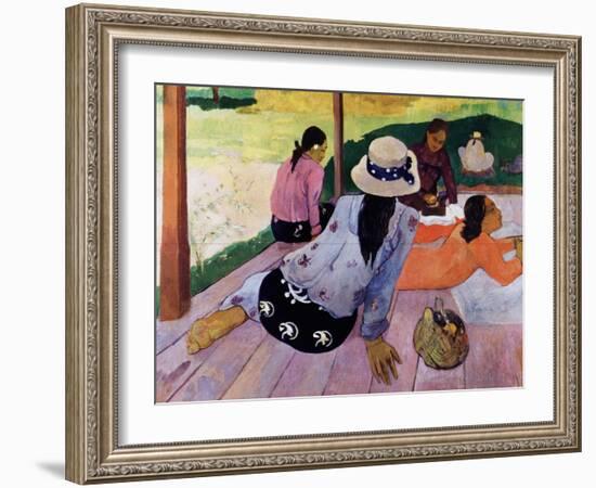 Siesta-Paul Gauguin-Framed Giclee Print