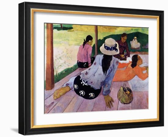 Siesta-Paul Gauguin-Framed Giclee Print