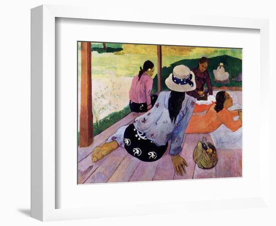 Siesta-Paul Gauguin-Framed Premium Giclee Print