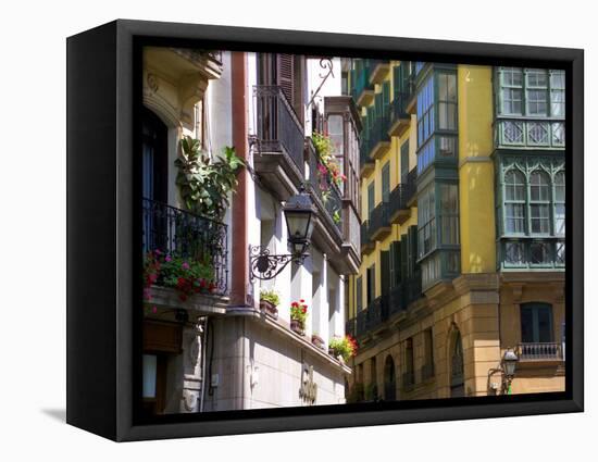 Siete Calles Area, Bilbao, Basque Country, Spain-Alan Copson-Framed Premier Image Canvas