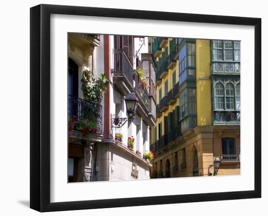 Siete Calles Area, Bilbao, Basque Country, Spain-Alan Copson-Framed Photographic Print