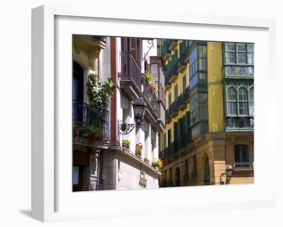 Siete Calles Area, Bilbao, Basque Country, Spain-Alan Copson-Framed Photographic Print