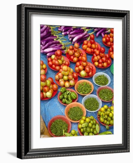 Sigatoka Produce Market, Sigatoka, Coral Coast, Viti Levu, Fiji, South Pacific-David Wall-Framed Photographic Print