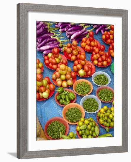 Sigatoka Produce Market, Sigatoka, Coral Coast, Viti Levu, Fiji, South Pacific-David Wall-Framed Photographic Print