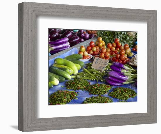 Sigatoka Produce Market, Sigatoka, Coral Coast, Viti Levu, Fiji, South Pacific-David Wall-Framed Photographic Print