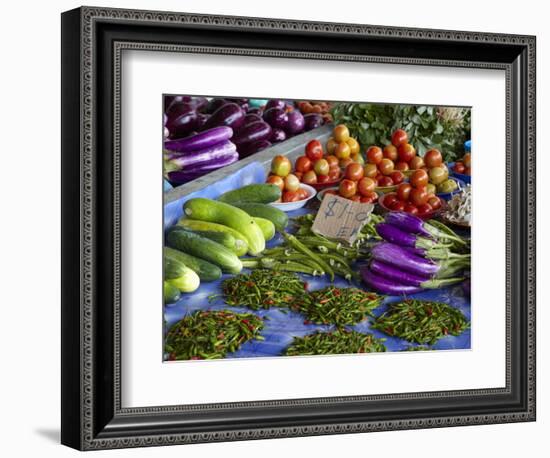 Sigatoka Produce Market, Sigatoka, Coral Coast, Viti Levu, Fiji, South Pacific-David Wall-Framed Photographic Print