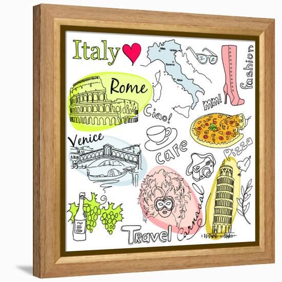 Sightseeing In Italy-Alisa Foytik-Framed Stretched Canvas