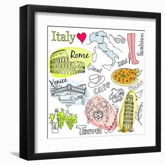 Sightseeing In Italy-Alisa Foytik-Framed Art Print