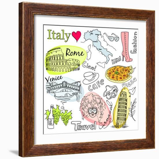 Sightseeing In Italy-Alisa Foytik-Framed Art Print